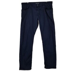 Mavi Zach Straight Leg Navy Blue Chino Pants Mens 36x32 453 ASU09136